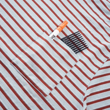 NOROLL"UNEVENNESS S/S TEE"［ORANGE］