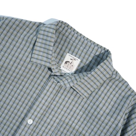 NOROLL"NORMAL SHIRT"［PANAMA CHECK］