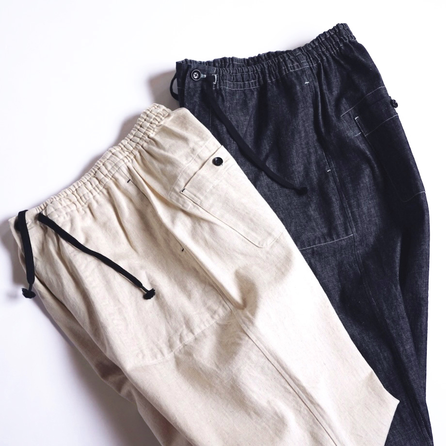 SOWBOW ”EZ PANTS / 10oz HEMP DENIM