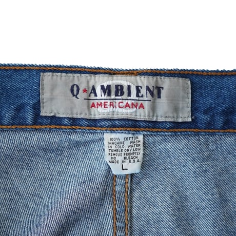 USED"90's Q AMBIENT BAGGY DENIM PANTS"