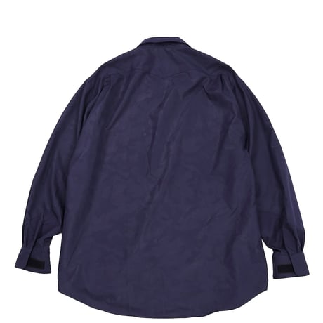 rajabrooke"KAMO KERJA SHIRT 長"［NAVY］
