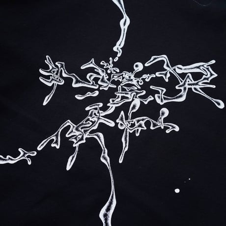 REPORT"INFORMATION LOGO CREW NECK"［BLACK）