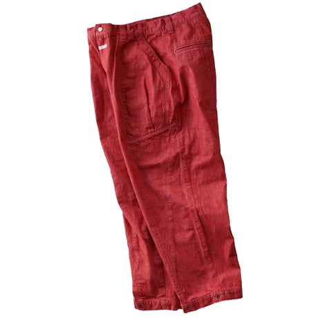 gourmet jeans"SNAP BUSH"（RED）