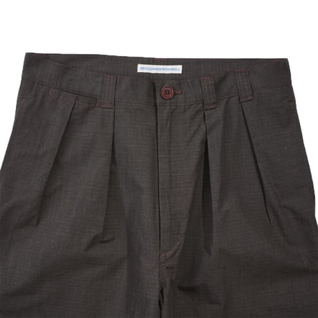 NOROLL"THICKWALK N.WEATHER PANTS"［DARKEST BROWN］