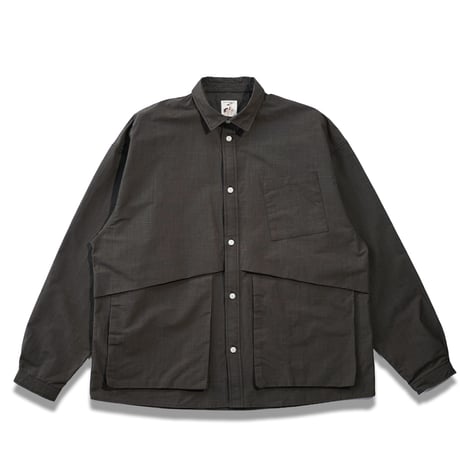 NOROLL"HWR SHIRT"［DARKEST BROWN］