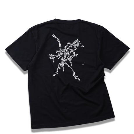 REPORT"INFORMATION LOGO TEE"［BLACK］