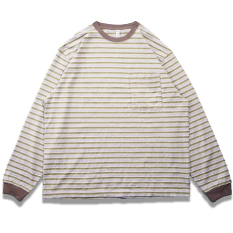 NOROLL"UNEVENNESS L/S TEE"［GREEN］