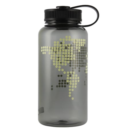lidairpeaks"DOT WORLD MAP WATER BOTTLE"