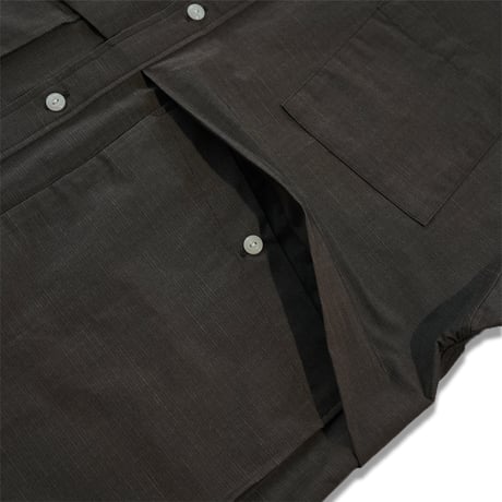 NOROLL"HWR SHIRT"［DARKEST BROWN］
