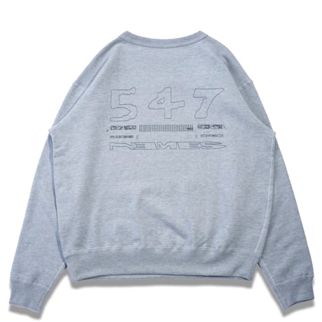 NEMES”GNX CREW NECK"［GRAY］