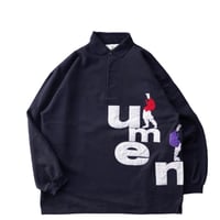 USED "90's UMEN STUDIO RUGBY SWEATSHIRT"