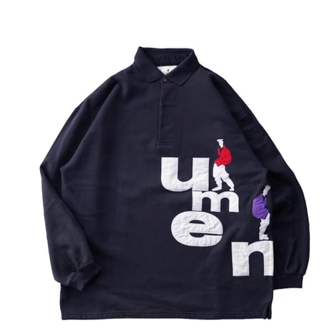 USED "90's UMEN STUDIO RUGBY SWEATSHIRT"
