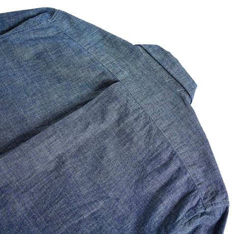 SOWBOW "FLAP POCKET WORK SHIRT / CHAMBRAY" ［INDIGO］