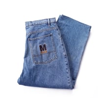 USED "90's MAURICE MALONE BAGGY DENIM PANTS"