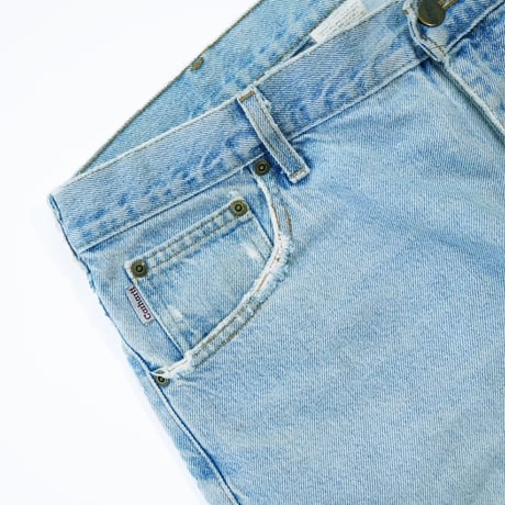 USED"00's CARHARTT REPAIRED 5P DENIM PANTS"