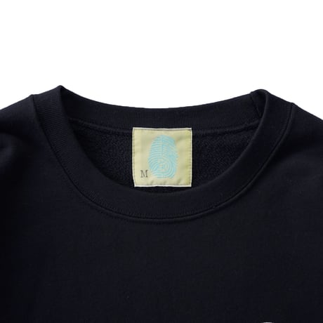 REPORT"INFORMATION LOGO CREW NECK"［BLACK）
