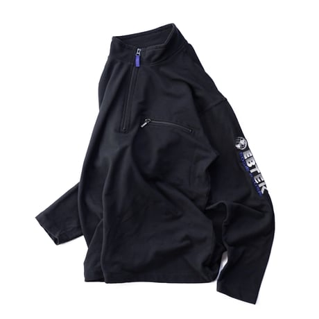 USED ”90's EBTEK HALF ZIP LONG SLEEVE”