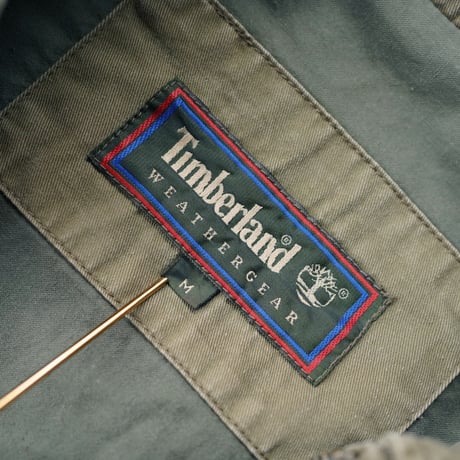 USED"90's TIMBERLAND COTTON DRIZZLER JACKET”