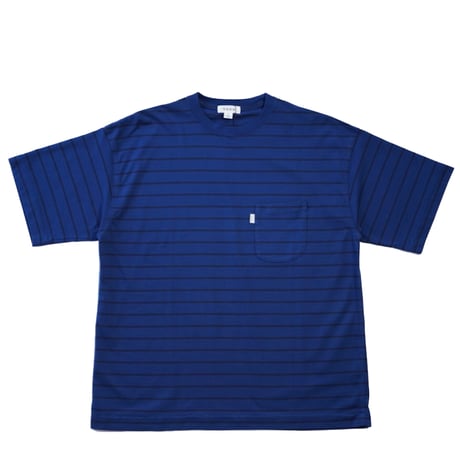 tone"DOUBLE STITCH SS T SHIRT"［NAVY STRIPE］