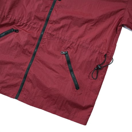 USED"90's~ RAIN ESSENTIALS NYLON HOODED JACKET"