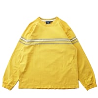 USED"90's~ TRANS NINE JACQUARD STRIPE L/S TEE"