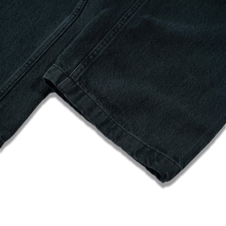 NOROLL"THICKWALK PANTS BLACK DENIM"