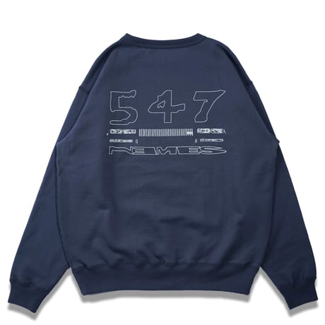 NEMES"GNX CREW NECK"［NAVY］