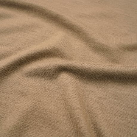 tone"ARM POCKET WOOL CREW NECK L/S SHIRT"［CAMEL］