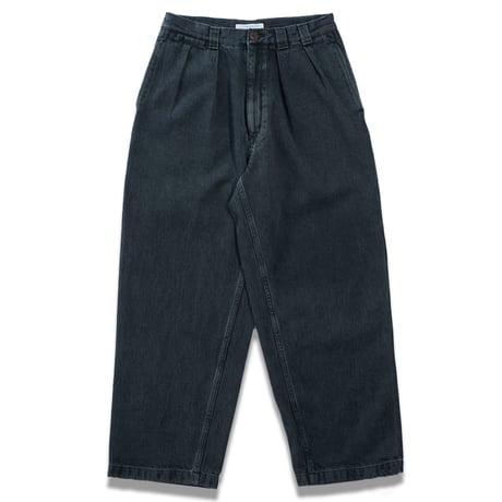 NOROLL"THICKWALK PANTS BLACK DENIM"