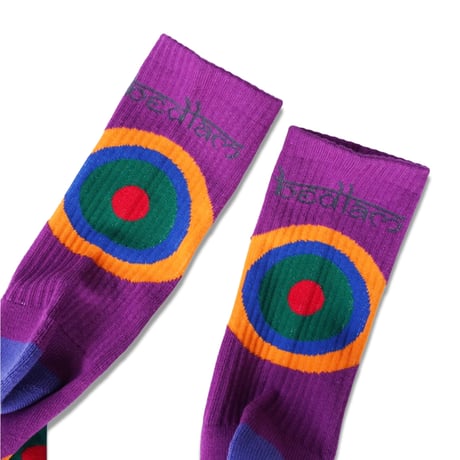 bedlam"CIRCLE SOCKS"［PURPLE］