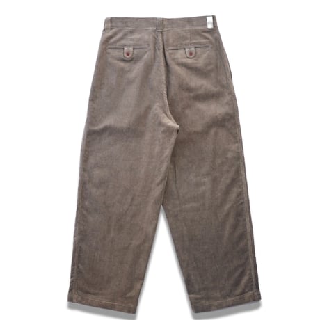 NOROLL"THICKWALK CORDS PANTS"［SMOKEBROWN］