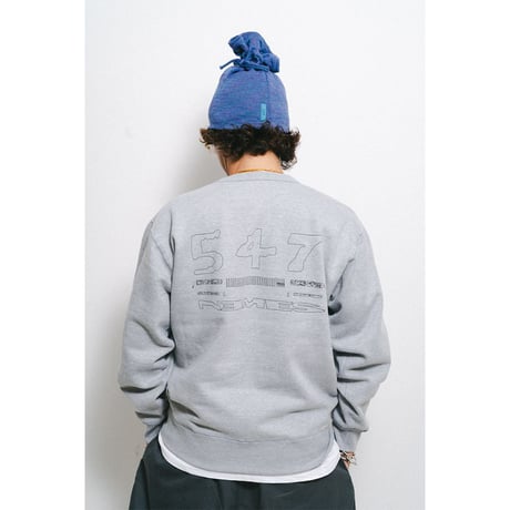 NEMES”GNX CREW NECK"［GRAY］