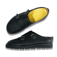 STOCK NO: ”DOUBLE MONK STRAP SHOES”［EXCLUSIVE FOR WF / BLACK］