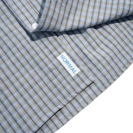 NOROLL"NORMAL SHIRT"［PANAMA CHECK］