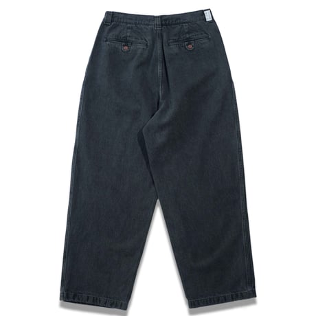NOROLL"THICKWALK PANTS BLACK DENIM"