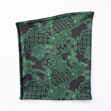 rajabrooke"BATIK NECK WARMER"［BLACK］