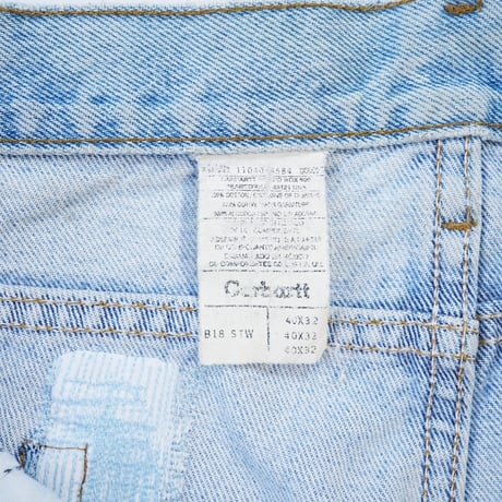 USED"00's CARHARTT REPAIRED 5P DENIM PANTS"