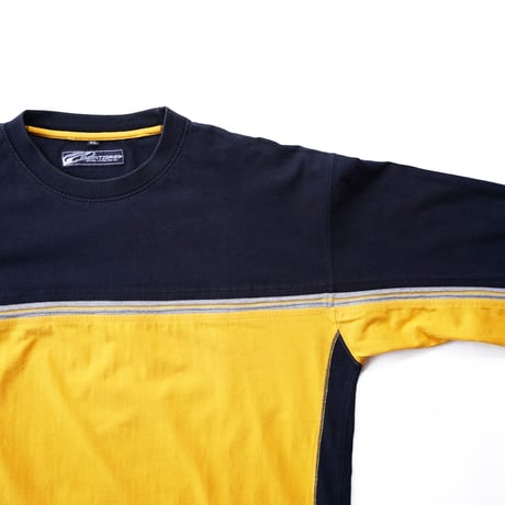USED"90's POINT ZERO SWITCHING PATTERN L/S TEE"