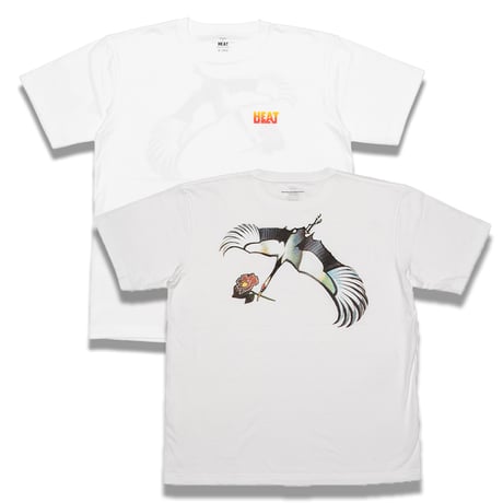 NEMES x HEAT "TSURU  T-SHIRT"［WHITE］