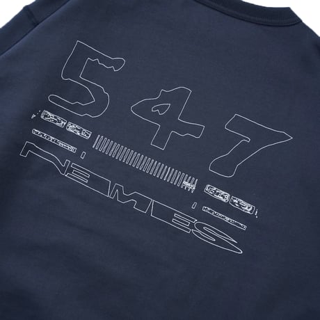 NEMES"GNX CREW NECK"［NAVY］