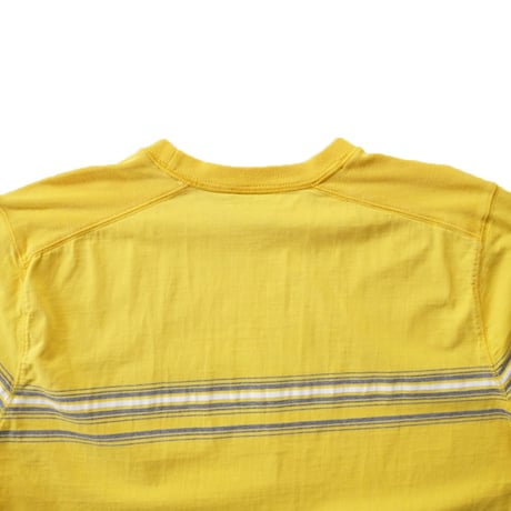 USED"90's~ TRANS NINE JACQUARD STRIPE L/S TEE"