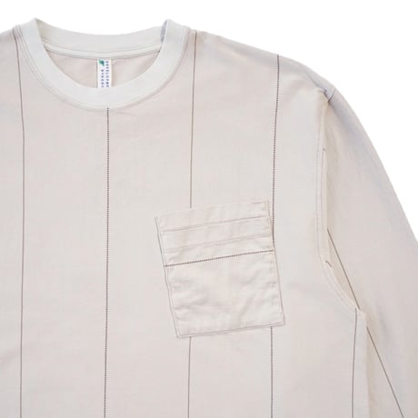 NOROLL"UNEVENNESS L/S TEE"［LT.BEIGE］