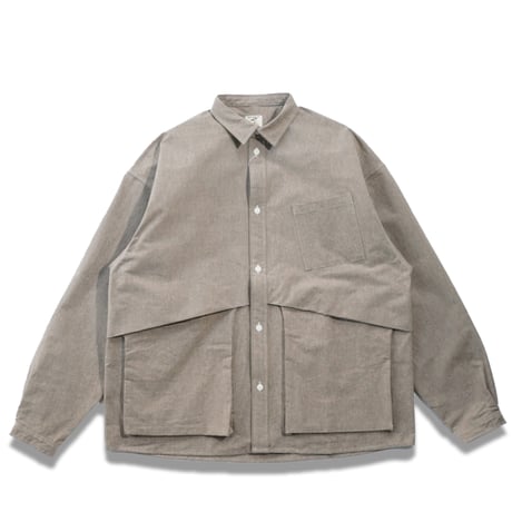 NOROLL"HWR WOOL WEATHER SHIRT"［BEIGE］