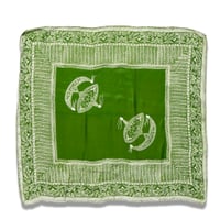 rajabrooke "BATIK WAU SCARF"［LT.HIJAU］