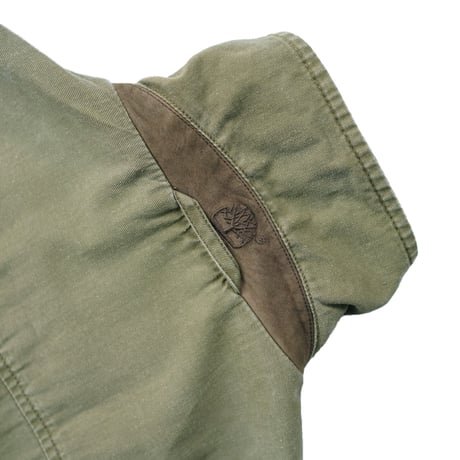 USED"90's TIMBERLAND COTTON DRIZZLER JACKET”