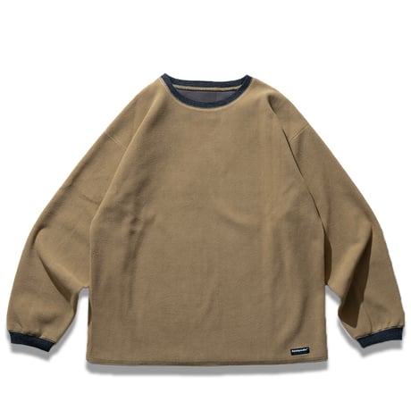 lidairpeaks"DF CREW NECK"［MUSTARD/GRAY］