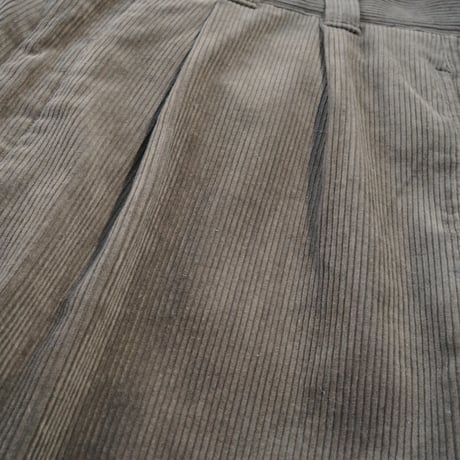 NOROLL"THICKWALK CORDS PANTS"［SMOKEBROWN］