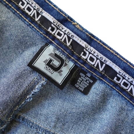 USED"90's VINTAGE DON SWITCHING DESIGN DENIM PANTS"