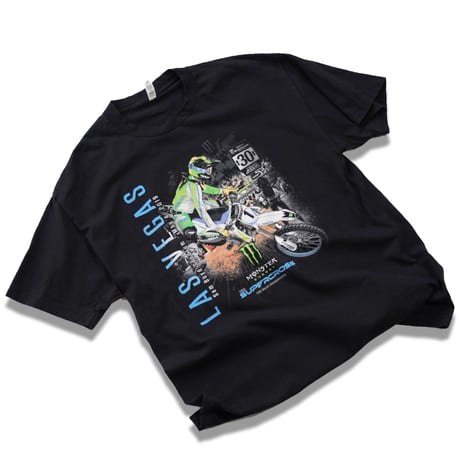 USED"MONSTER ENERGY AMA SUPERCROSS FIM WORLD CHAMPIONSHIP S/S TEE"