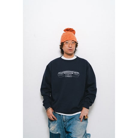 NEMES"GNX CREW NECK"［NAVY］